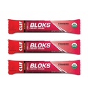 CLIF BLOKS - Chews énergétiques - Fraise- Non-OGM - Alimentation végétale - Carburant rapide pour le vélo et le snack de course (2.1 Ounce Packet, 3 comte)