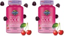 Jardin de la vie Vitamine Code Femmes Multivitamine Gommy avec Fer: Folate, Biotine, D3 & B12 pour les cheveux, la peau, les ongles probiotiques pour la santé immunitaire, non-OGM, sans gluten, 90 Gommies de cerise (paquet de 2)
