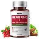 HiWell Absorfyx Berberine with Ceylon Cinnamon | Support Blood Sugar, Cholesterol Health & Immune* | Gluten-Free, Non-GMO & Vegan Berberine Supplement | 60 Capsules