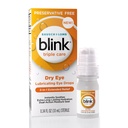 Blink triple soin Lubrification sans gouttes oculaires Lubrifiantes - Prouvé cliniquement 3-en-1 soulagement pour les yeux secs avec acide hyaluronique et nano-émulsion lipidique, jusqu'à 10 heures de soulagement*
