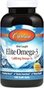 Carlson Elite Omega-3 Gems, Norvégien, 1, 600 mg Omega-3s, Gels doux, 180 Nombre