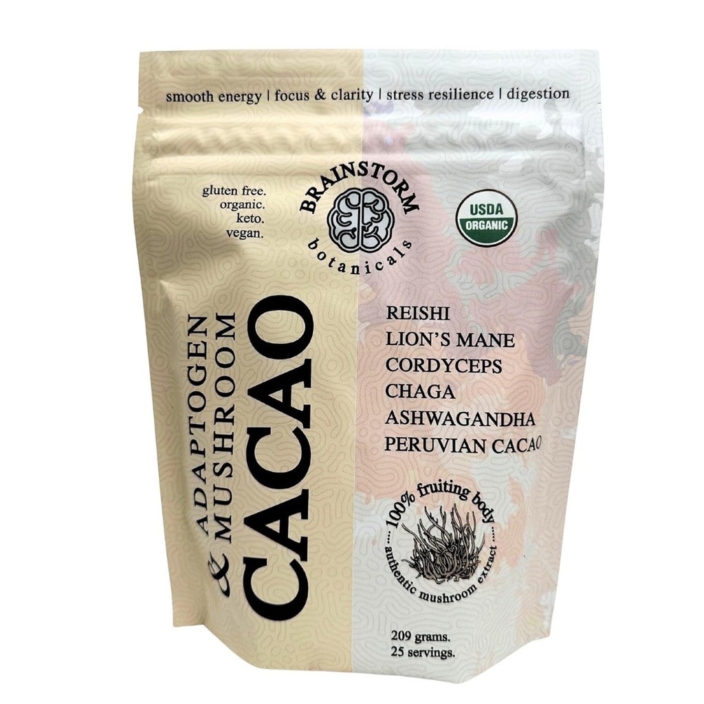 Adaptogène et Cacao Champignon