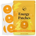 Energy Patches for Women & Men | 100% Natural Patch with Thiamine & Biotin | Energy, Focus, Body | 30 Day Supply