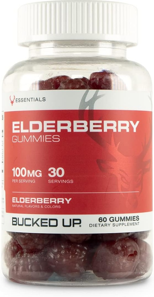 Gommies d'anciennes baies bouclées avec du zinc et de la vitamine C 100mg, 60 Gommies - Essentiels
