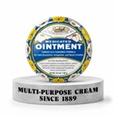 Rawleigh Onguent médicamenté: 4.5 oz Blue Tin, Adultes & Enfants: Rube topique de poitrine pour froid, congestion nasale, douleurs mineures et douleur, avec Camphor, Menthol & Eucalyptus, formule non grasse - Pack de 1
