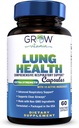 stimuler la vitamine Lung Health, Supplément de soutien respiratoire, Soutien supplémentaire de la santé pulmonaire, Formule de nettoyage pulmonaire avec vitamine C pour soutenir le système Bronchial, Breath Clear Airways - 60 capsules