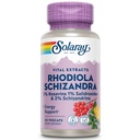 SOLARAY Rhodiola Schizandra - Extrait de Rhodiola Rosea - Supplément de soutien énergétique et de stress occasionnel - Vegan, Lab Vérifié, Garantie de 60 jours - 60 portions, 60 VegCaps