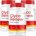 (3 Pack) Glyco Renew - Glyco Renew Blood Support, Glyco Renew Blood Support, Glyco Renew Blood Support Pills, Glyco Renew Blood Support, Glyco Renew Pills, Glyco Renew Supplément, 90 Capsules