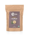 Psylium de musc entier biologique de Yupik 8,8 Oz (paquet de 6), 95% de pureté, fibre soluble, USDA certifié, non-OGM, casher, sans gluten, sans sucre et sans gras, sans saveur, à base végétale