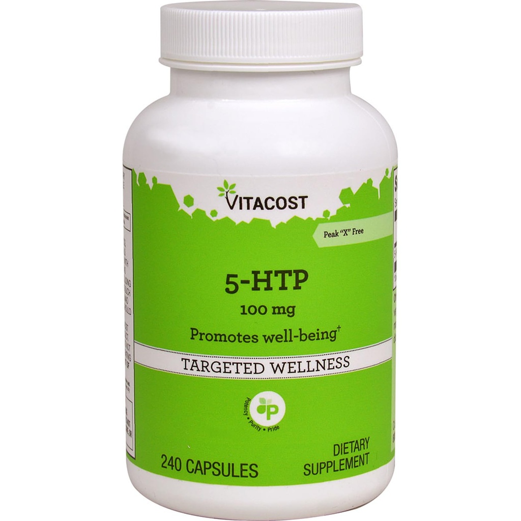 Vitacost 5-HTP - 100 mg - 240 gélules