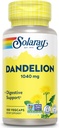 SOLARAY Dandelion Root | Healthy Liver, Kidney, Digestion & Water Balance Support | Non-GMO, Vegan, 100 VegCaps, 50 Serv