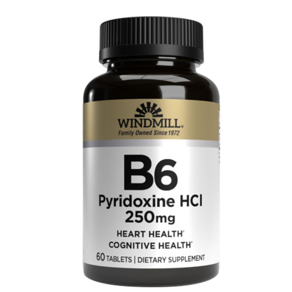 Vitamin B-6 TABS 250 MG WMILL Size: 60