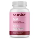 BESTVITE DIM (Diindolylméthane) 200 mg avec Bioperine (120 capsules végétariennes) - Pas de stéarate - Vegan - Non OGM - Sans gluten