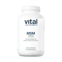 Nutriments vitaux - MSM 1000 mg - Forme naturelle de soufre organique - 240 capsules