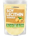 XPRS Nutra Soy Lécithine Poudre Émulsifiant Gras de grade alimentaire - Convient pour la cuisson, la cuisson au four et plus - Vegan Friendly Soy Lécithine Poudre Aide à la cuisson (8 Ounce)
