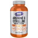 Nutrition sportive, Arginine et Citrulline 500 mg/ 250 mg, acides aminés, 240 gélules