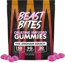 BITES DE BEST - Gommies infusées de créatine - 5g Creapure Creatine Monohydrate par portion - NSF certifié pour le sport - 30 portions