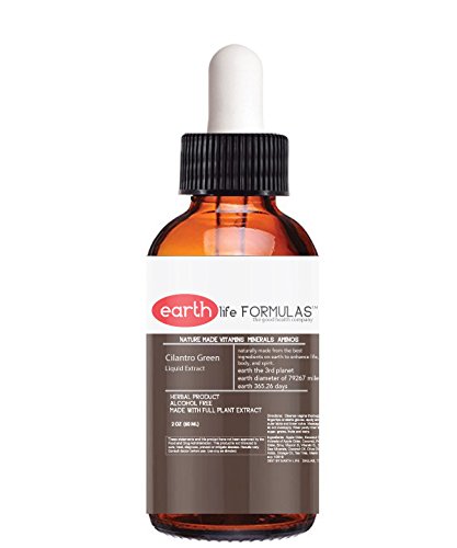 Chlorella Cilantro Green Liquid Extract, Non-GMO, Alcohol Free