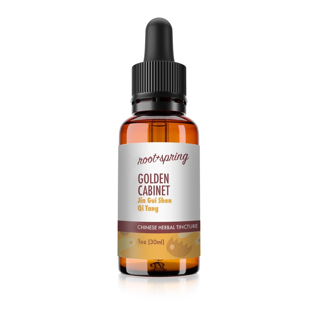 Golden Cabinet – Jin GUI Shen Qi Tang – Jin GUI Shen Qi Wan Herbal Tincture (Liquid Extract) - Concentrate with Dropper - Natural TCM Herb Blend Supplement 1 oz