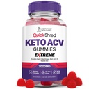 Laboratoires justifiés Quick Shred Keto ACV Gommies Extreme Advanced Formula 2000MG Gommies de vinaigre de cidre de pomme avec jus de betterave grenade poudre et B12 végétalien, non-OGM 60 Gommys