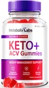 labos de taille - - Metabolix Labs Keto Plus ACV Gummies - Weight Management Support Supplément de vinaigre de cidre de pomme (60 gommes)