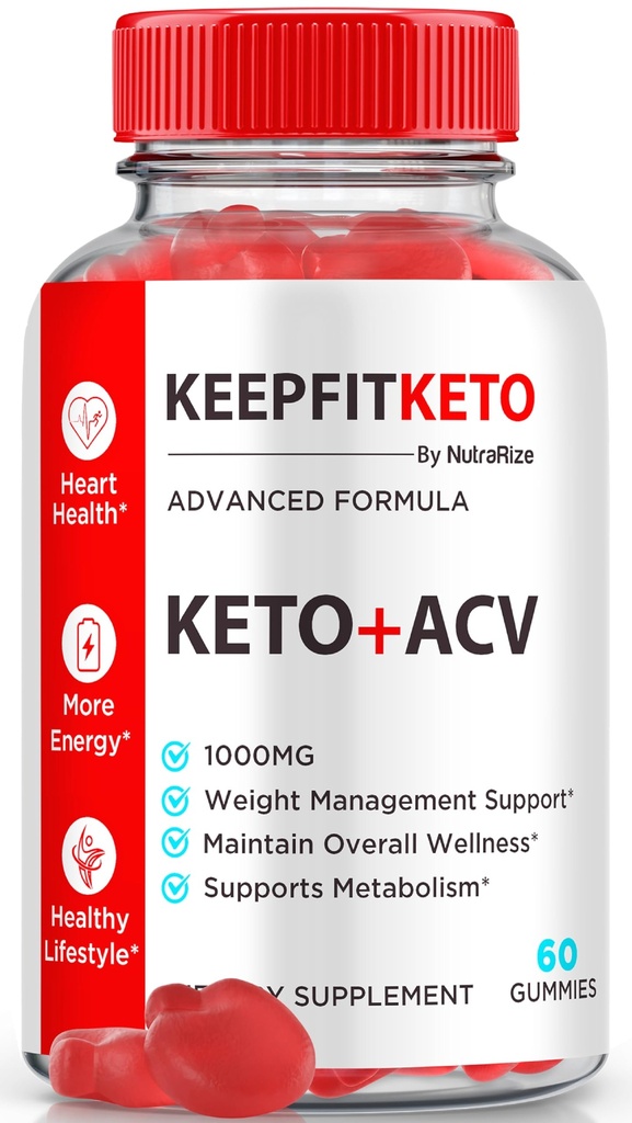 KeepFitKeto ACV Gummies for Weight Loss, Advanced Keto Formula to Keep Fit, Premium Apple Cider Vinegar, Natural Keto Plus ACV Gummy, Official Keto ACV Gomitas (60 Gummies)