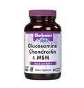Bluebonnet Nutrition Glucosamine Chondritine et MSM, Glucosamine, os et santé articulaire*, non-OGM, sans gluten, sans soja, sans lait, 60 capsules végétales, 20 portions