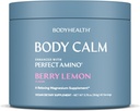 BodyHealth Corps Calme amélioré avec PerfectAmino, Supplément Magnésium haute absorption pour les hommes et les femmes, Poudre de magnésium pour le sommeil, Citron Berry (40 portions)