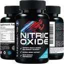 Extra Strength Supplément à oxyde nitrique 3X Strength L Arginine, Citrulline Malate, AAKG, Beta Alanine - Booster nitrique de soutien musculaire Premium - Énergie naturelle et soutien de la santé cardiaque - 120 capsules