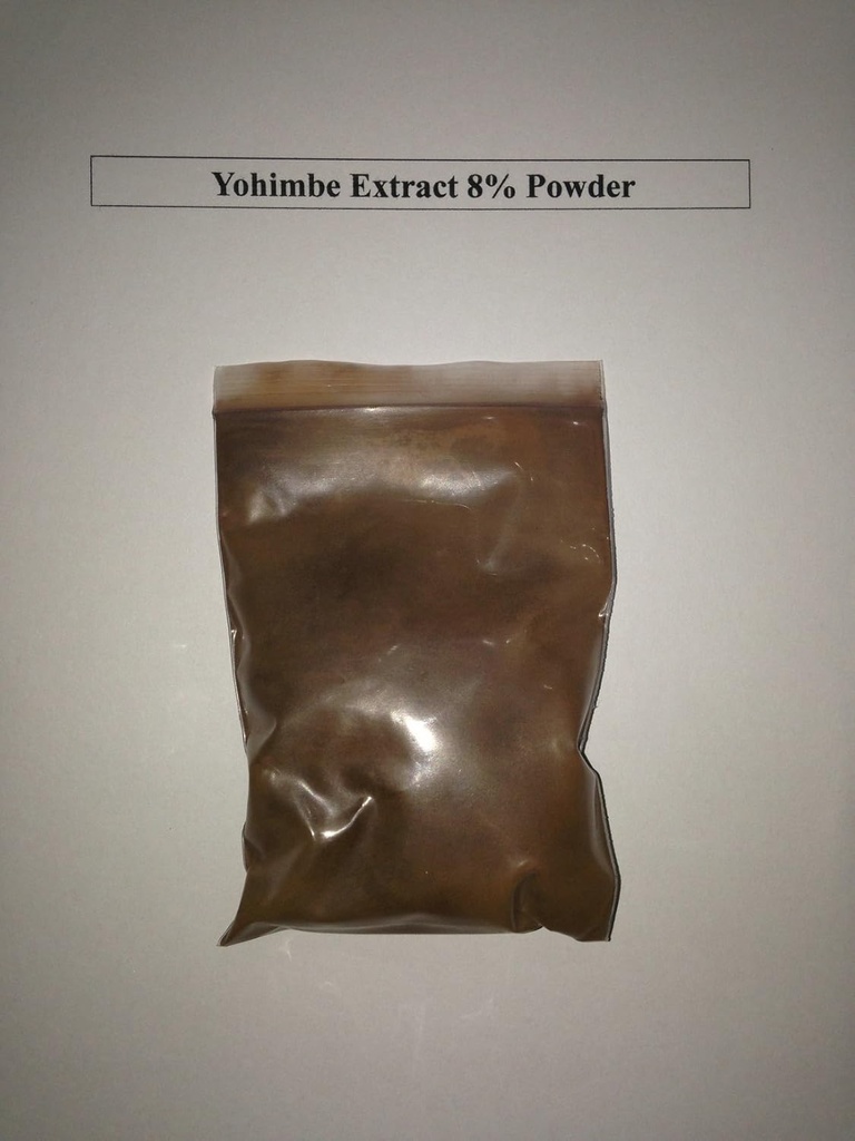 8 % yohimbine Yohimbe Extrait d'écorce poudre/aphrodine 1000 grammes (2,2 lb)