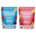 Ultima Replenisher Mélange de poudre d'électrolyte – Sans sucre – Variété, Gut Health – 20 Stickpacks, 14 Stickpacks – 6 Electrolytes et Minéraux – Keto Friendly, Vegan, Non-OGM