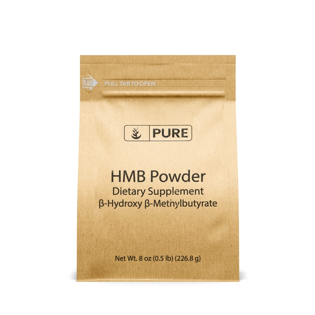 Ingrédients originaux purs HMB (8oz) Non-OGM, sans gluten, vérifié en laboratoire