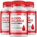 Blood Balance Capsules, BloodBalance Advanced Supplement, All Natural Formula to Maintain Healthy Levels, Maximum Strength Daily Formula, Blood Balance Reviews (3 Pack - 180 Capsules)