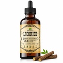 Extrait de racine de réglisse HERBALICIEUX (Glycyrrhiza glabra) – Extrait de plante liquide organique, 4 fl oz – végétalien, non-OGM, sans gluten