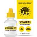 Vitamine D3 gouttes pour adultes 4 mois d'approvisionnement – Vitamine liquide soluble dans l'eau D, non-OGM, supplément casher – facile à absorber, pas de stir, sans parfum D3 liquide pour la nourriture ou la boisson