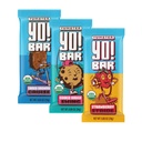 Oui ! Bar by Bearded Brothers Vegan Organic Kids Bar, sans gluten, sans paléo et entier 30, sans soja, sans OGM, faible glycémie, sans sucre ajouté, fibre de fibres + aliments entiers