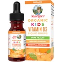 MaryRuth Organics USDA Vitamine biologique D3 gouttes liquides pour les enfants 640 UI Vitamine D3 par portion