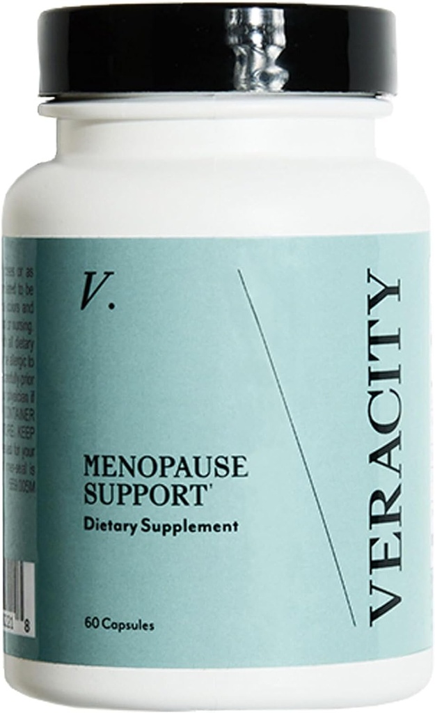 Veracity Menopause & Perimenopause Support Supplement for Women - Natural Relief for Hot Flashes, Night Sweats, Mood Swings & Low Estrogen - Estrogen Supplement for Women