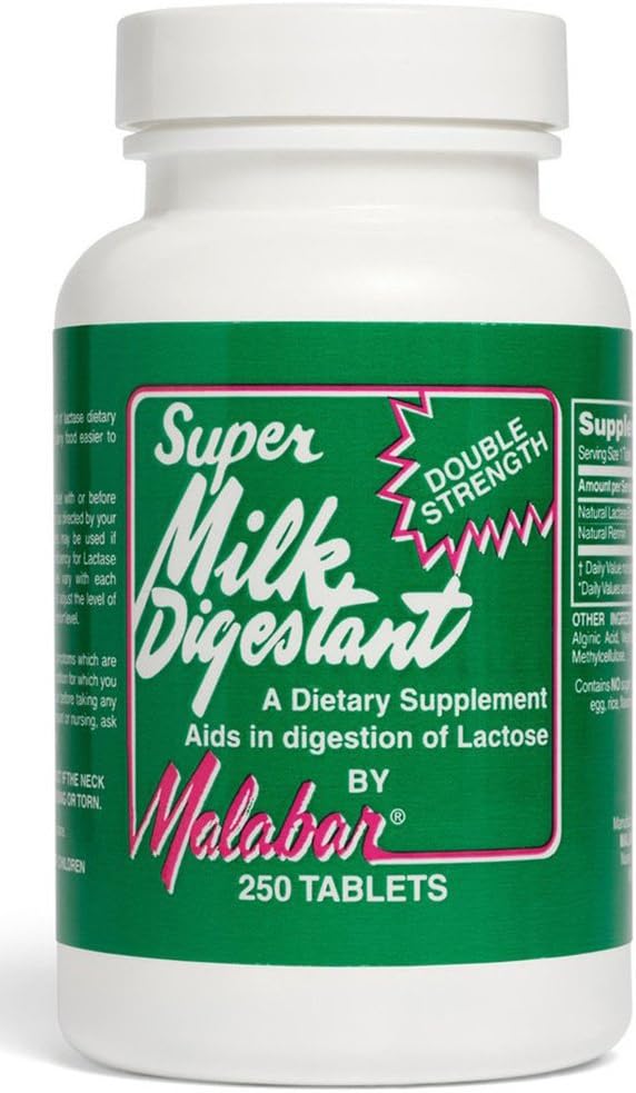 Malabar Super Lait Digestion - 250 comprimés