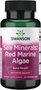 Swanson Aquamin Sea Minerals: Algae Mineral Rouge 60 Capsules de Veg