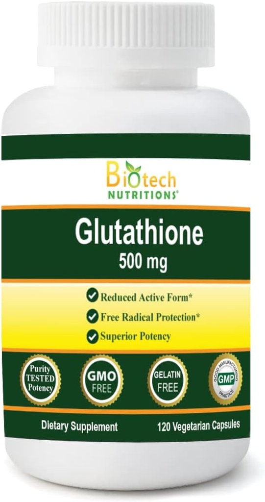 Glutathion 500 mg 120 Capsules végétales