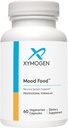 XYMOGEN Mood Food - Supplément système nerveux, relaxation et soutien de l'humeur - Folate, B12, B6 avec Magnésium, Supplément 5-HTP et GABA - Vegan & Non-GMO (60 capsules)