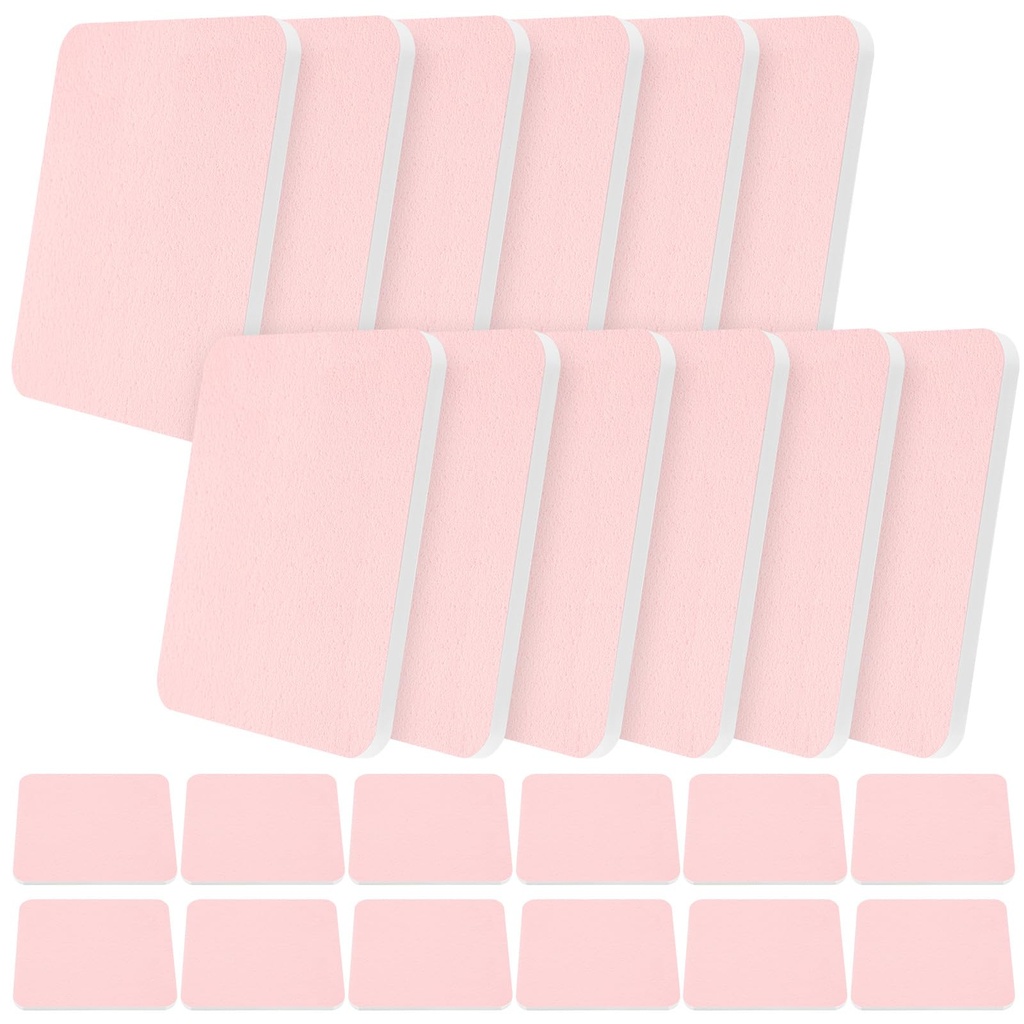 Geiserailie 24 Pcs Wound Dressing 4" x 4" Non-Adhesive Polymeric Membrane Dressing Foam Sterile Hydrophilic Pads Without Border for Wound Care