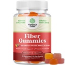 Gommies de fibre prébiotiques pour adultes - Supplément de fibre haute Gommies Vitamines pour adultes avec une racine de chicorée soluble prébiotique pour l'immunité et le soutien digestif - Non OGM Vegan Halal 30 Compte