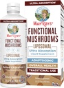 MaryRuth Organics Champignon, Supplément de Champignon, Vitamine liquide de Champignon, Supplément de Champignon Reishi pour le support immunitaire, Tail Vitamine pour le stress, Vegan, Non-OGM, Sans gluten, 15.22 Fl Oz