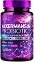 Akkermansia Muciniphila Probiotic Supplement - 2 milliards d'AFU Probiotiques de souche vivante pour les hommes et les femmes - soutient la santé digestif et gustative intestinale - libération retardée, soutien naturel GLP-1 - 60 capsules