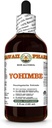 Yohimbe (Pausinystalia Yohimbe) Glycérite à écorce sèche, fabriqué à Hawaii, tout naturel, végétalien, laboratoire testé extrait liquide sans alcool - 4 fl.oz