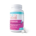Szio+ Utiva D-Mannose 500mg Capsules – Flush naturellement Le Bladder et le Trac Urinaire – UTI Évitement – D Suppléments de Mannose pour les femmes – soutient les traitements d'infection au Trac Urinaire, 120 Capsules