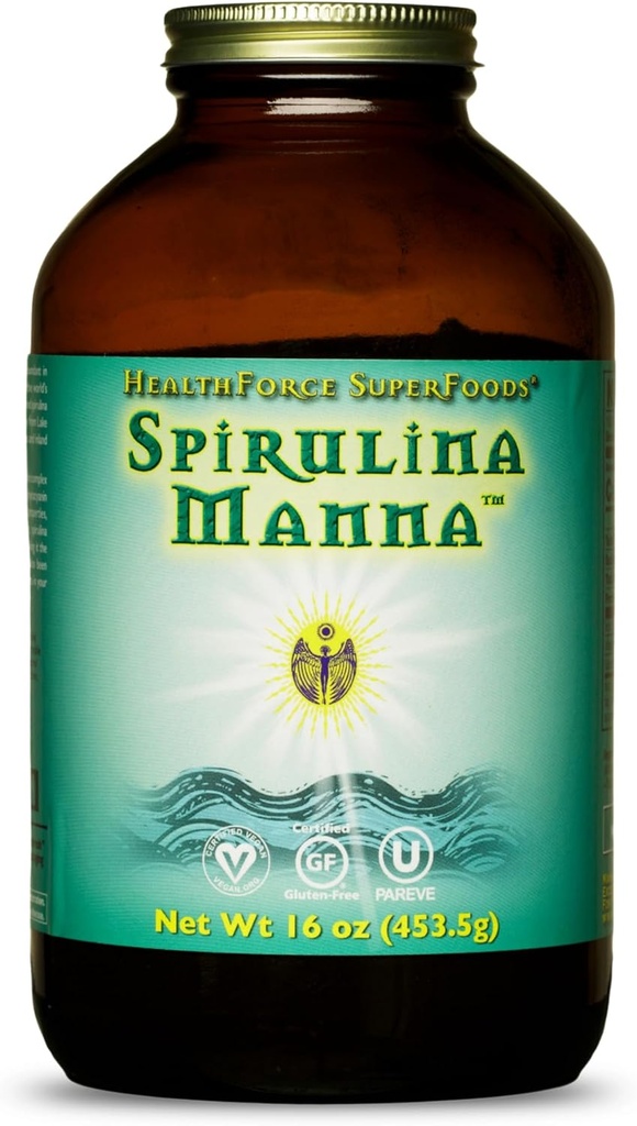 HealthForce Superfoods Spiruline Manna - Poudre - 16 Oz