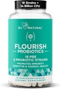 Probiotiques de la farine + Prébiotiques pour les femmes – Gut et digestion, voie urinaire, réduire le gonflement, santé vaginale – 18 souches prouvées cliniquement, 14 milliards CFU – 30 capsules mini véganes stables à plateau